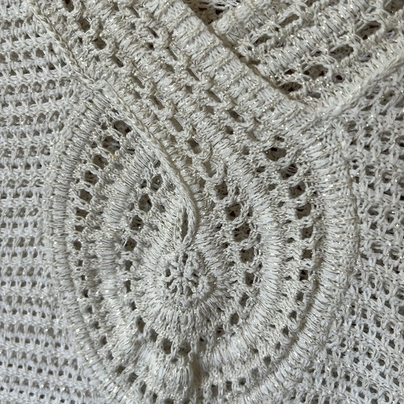 TOMMY BAHAMA Shimmer Sand Dollar Tunic Linen Cotton Blend | XS - Picture 5 of 12